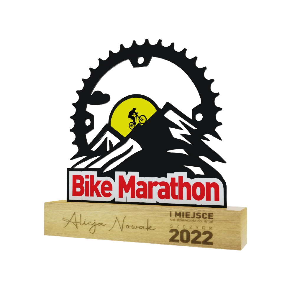 Bike Marathon Trophy