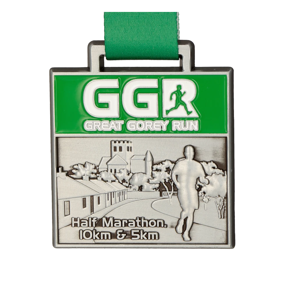 Bespoke medal for Great Gorey Run