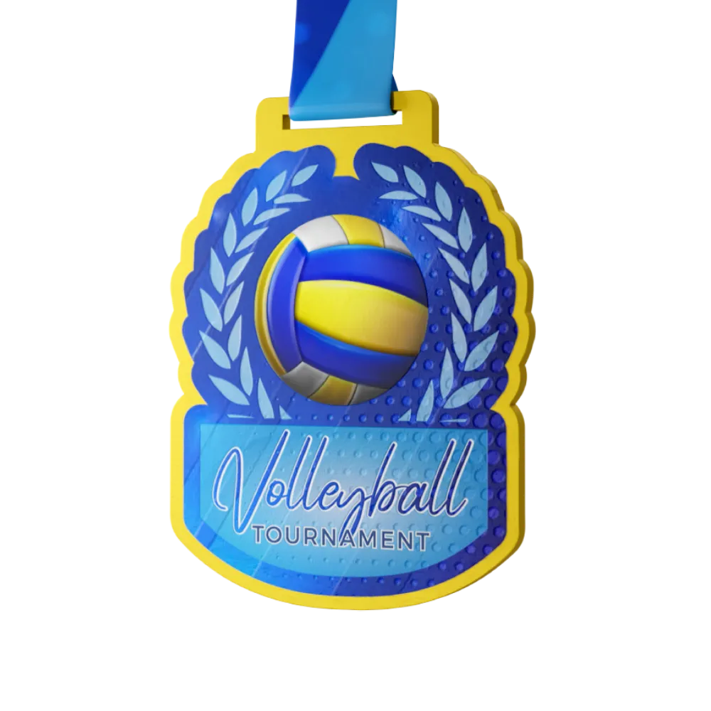 Schule Volleyball turnier medaille